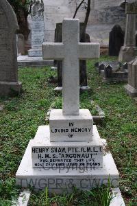 Hong Kong Cemetery - Shaw, Henry